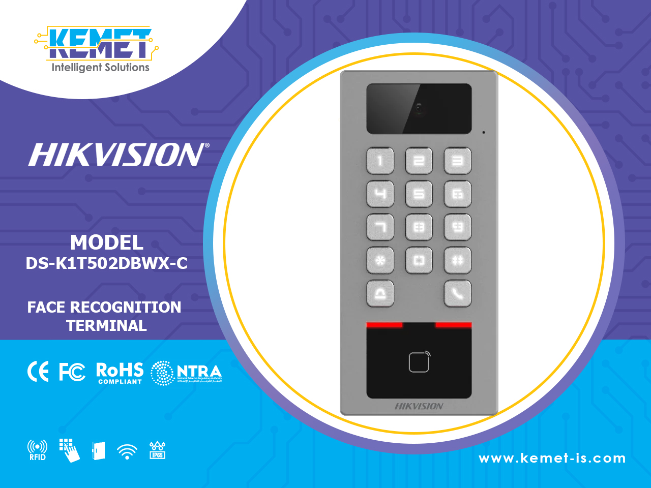 HIKVSION-DS-K1T502DBWX-C HIKVSION DS-K1T502DBWX-C